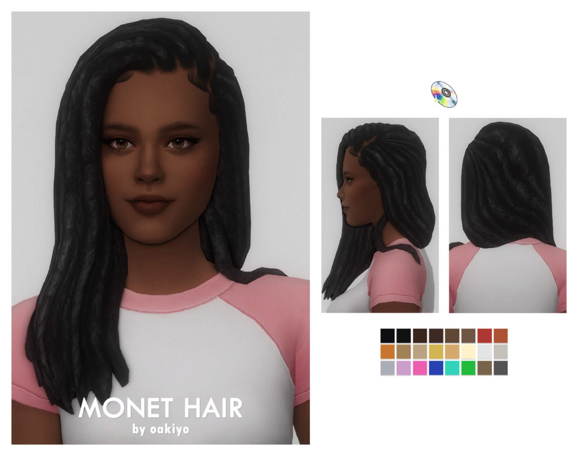 monet hair greenllamas retexture a simple
