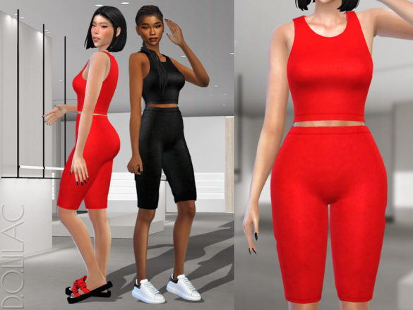 The Sims 4 Crop Top [SET] DO332 by D.O.Lilac