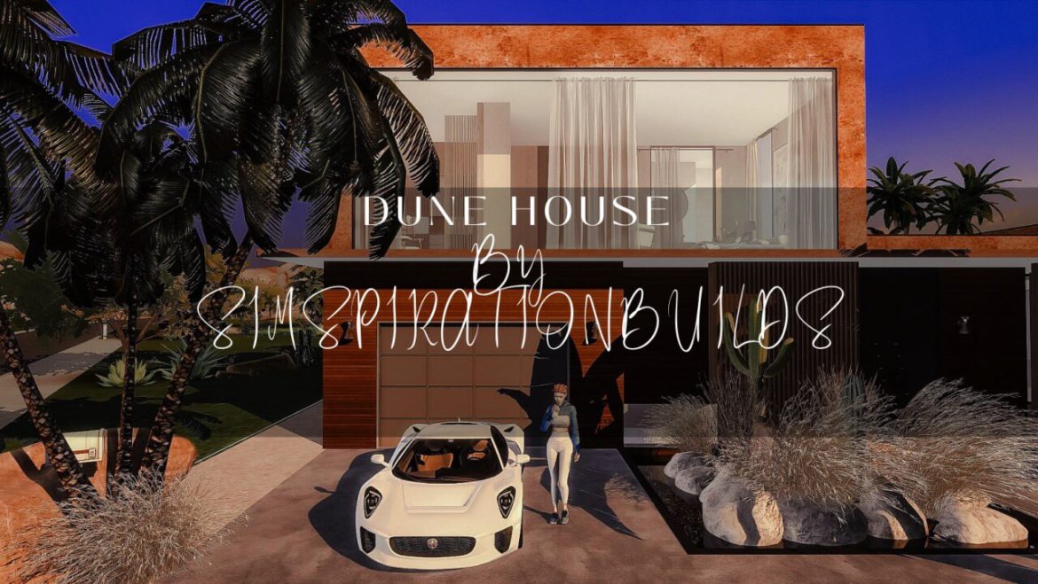 The Sims 4 Dune House at Simspiration Builds