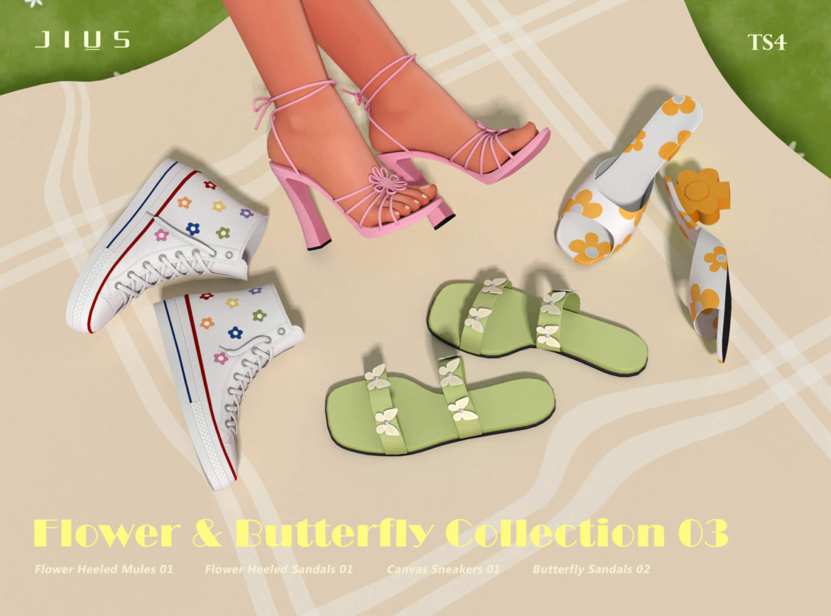 The Sims 4 flower butterfly collection 03