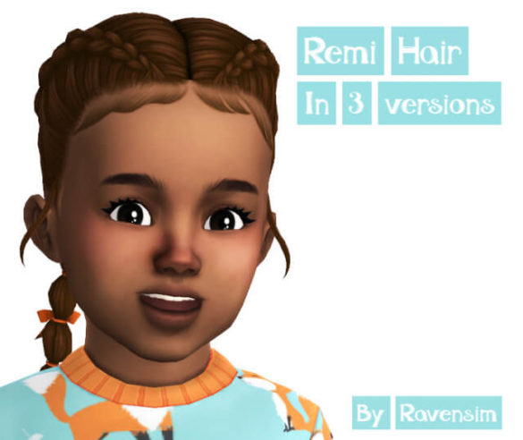 The Sims 4 hello remi hair