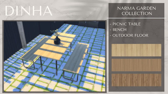 The Sims 4 Narma Garden Collection at Dinha Gamer