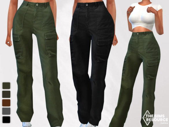 New Style Female Cargo Pants by Saliwa - Best Sims Mods