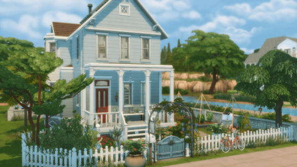 The Sims 4 suburban homestead