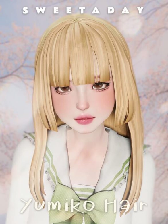 Yumiko Hair - Maxis