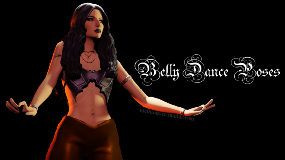 belly dance poses