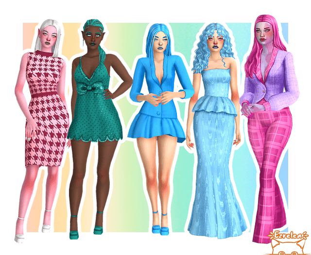 Clothe Recolor Sentate - Best Sims Mods