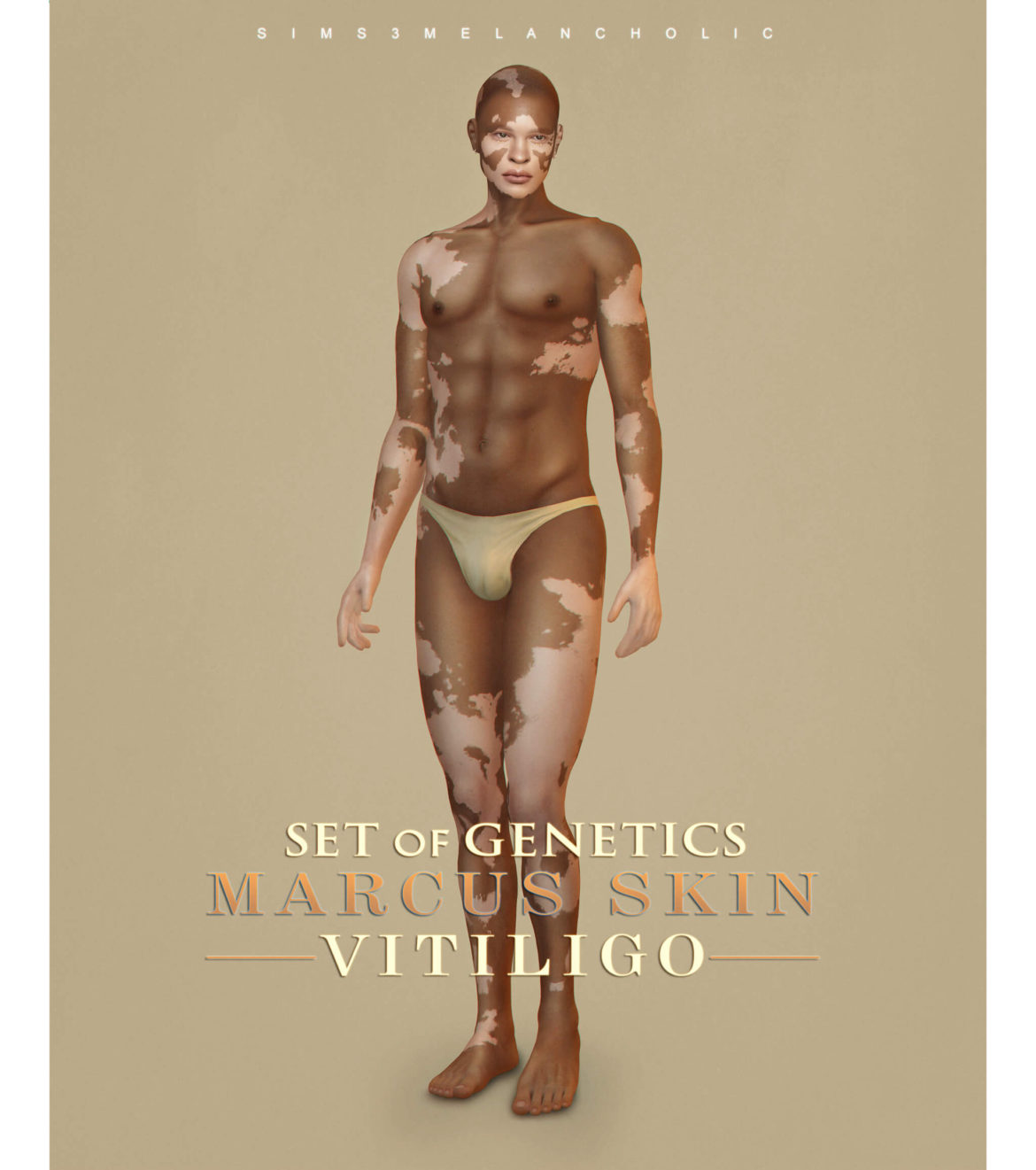 marcus skin vitiligo wet body shine