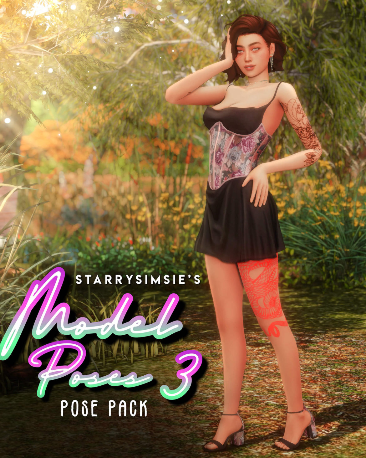 Model Pose 3 pose pack