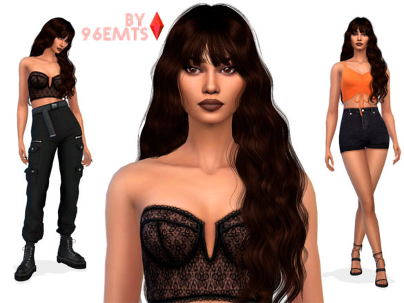 sims 4 cool sexy Eva clothing