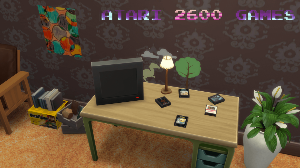 retro games series atari 2600 cartridges