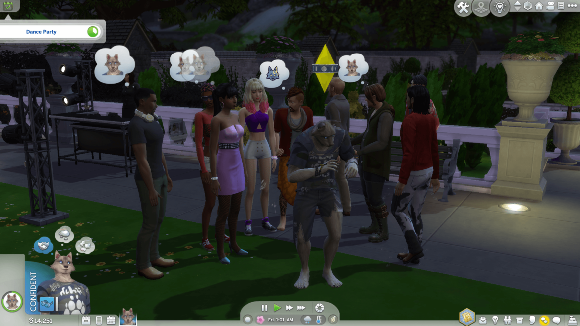 No Relationship Loss from Reacting to Werewolf Activities