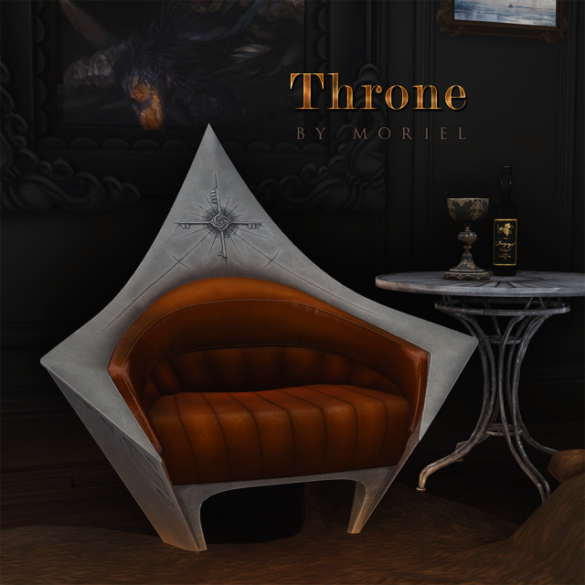 stuffed gazelle set of statues throne