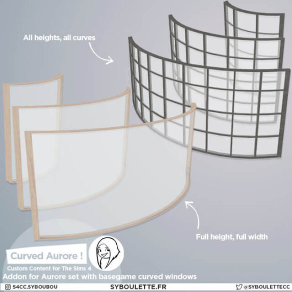 Aurore Curved windows addon