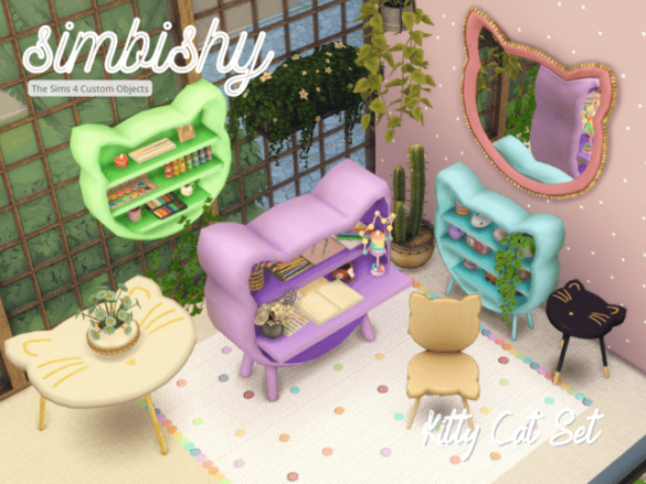 kitty cat set the sims 4