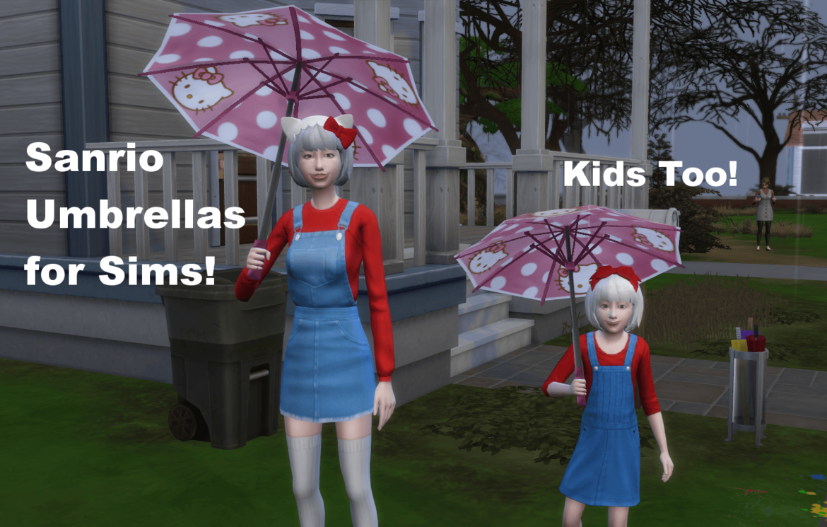 Sanrio Umbrellas for Sims