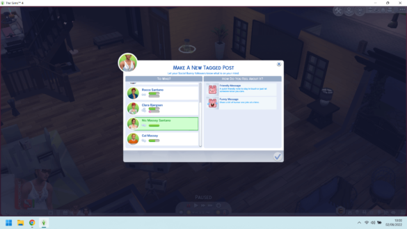 Social Bunny - No Mean Messages from Parents - Best Sims Mods