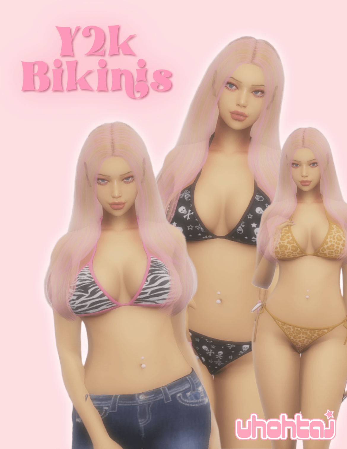 uh0htaj y2k bikinis