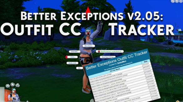 BetterExceptions v2.05: Outfit CC Tracker