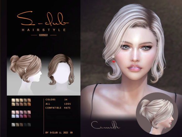 Elegante updo hairstyle