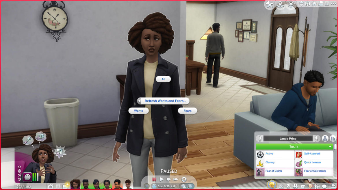 Refresh Wants and Fears