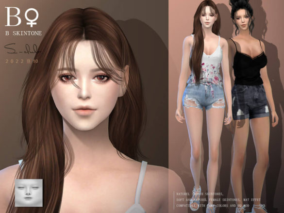 Asian Female overlay skintone