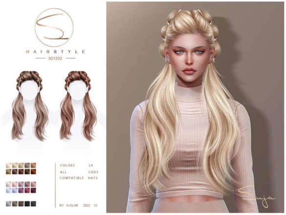 Double long braid hair (Suja 021222)