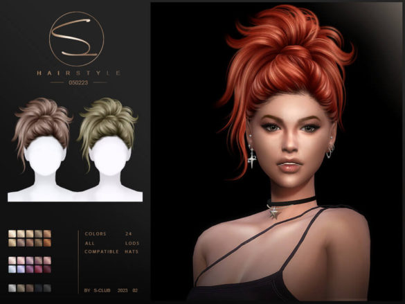 Elegante updo hairstyle ANNA