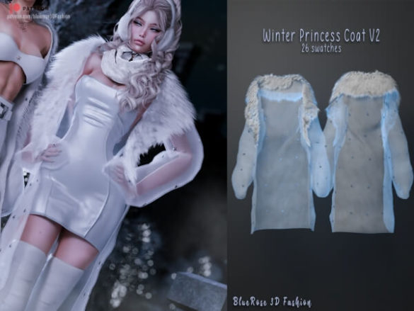 winter princess coat v2 - brsims