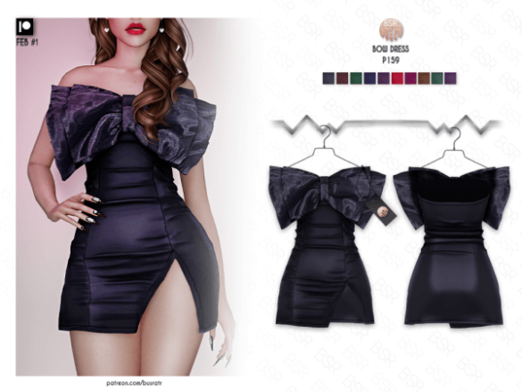 BOW DRESS P159