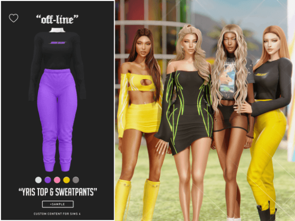 Yris Top & Sweatpants (Sample)