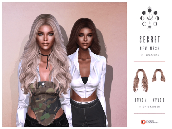 SECRET HAIR Nightcrawler