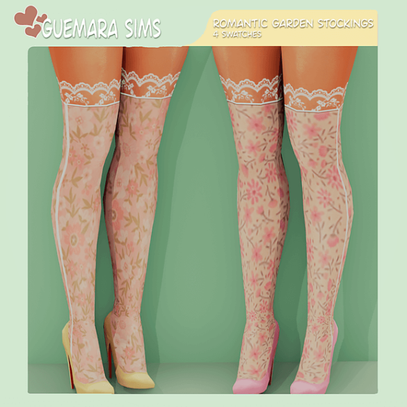 Romantic Garden stockings