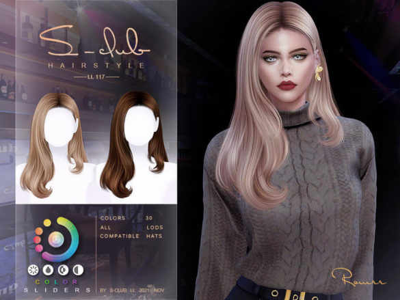 Mi-Long curly hairstyle(Romee) by S-Club