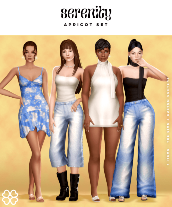 Apricot Set by Serenity (7 items)