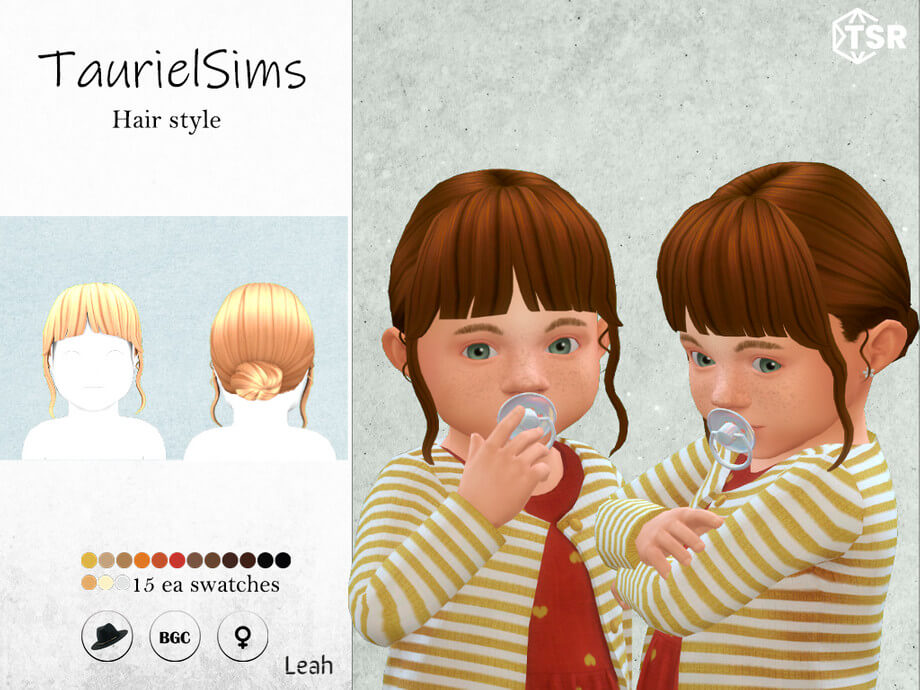 Leah-Hairstyle - Best Sims Mods