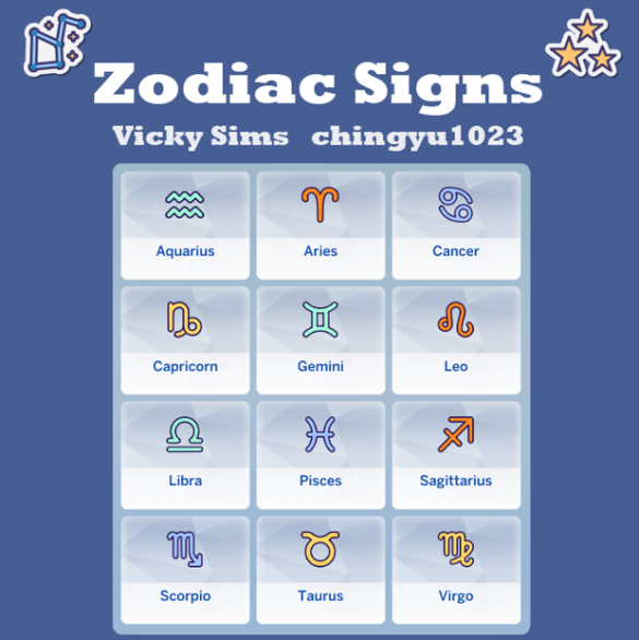 Zodiac Signs Mod - Best Sims Mods