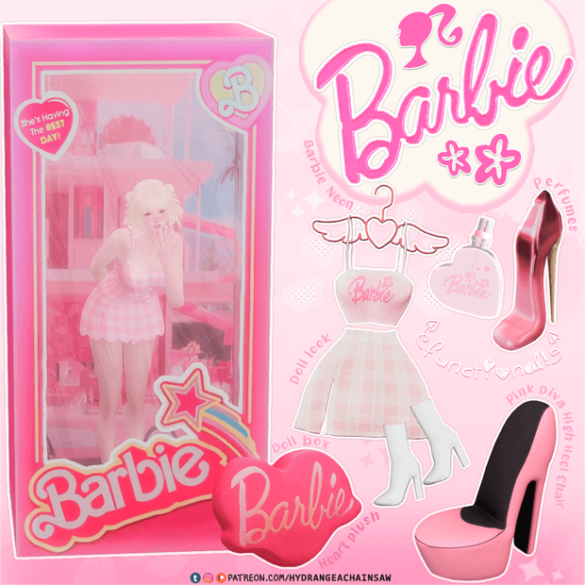 Barbie Set except the perfume