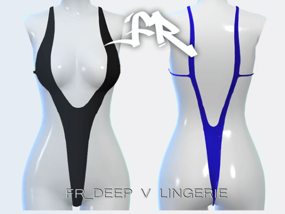 FR Deep V Lingerie