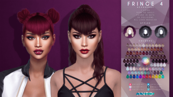 Fringe 4 Chromatic Collection by ANTO
