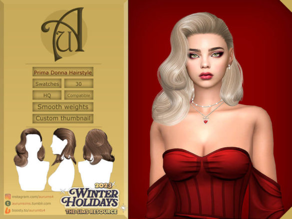 Winter Holidays 2023 - Prima Donna Hairstyle