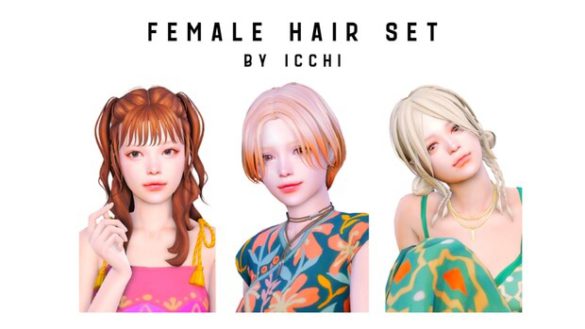 Female hair set