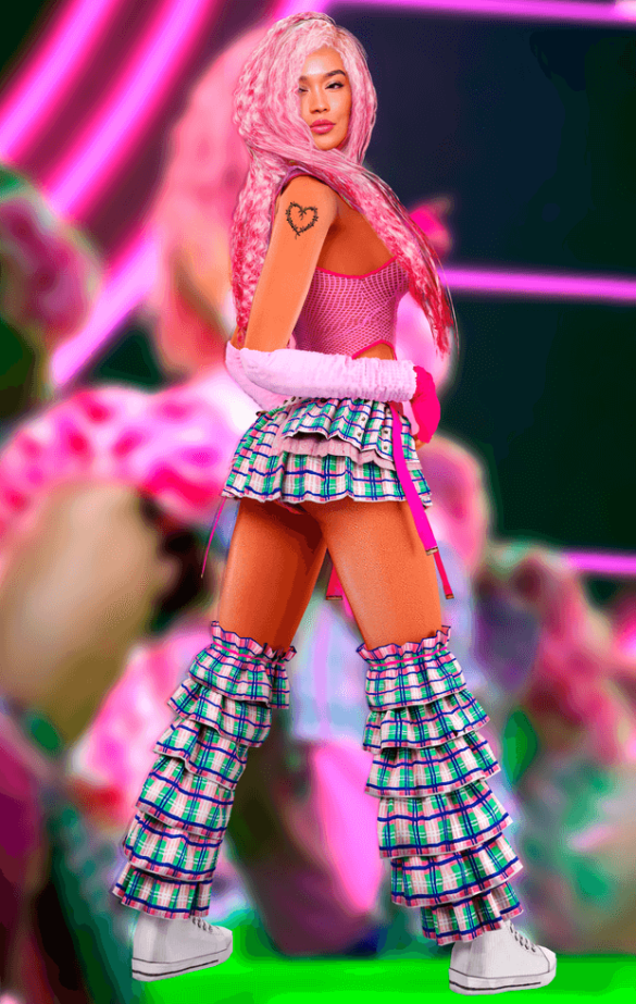 KAROL G VMAS 2023 OKI DOKI OUTFIT