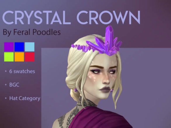 Crystal Crown - TS4 Maxis Match CC
