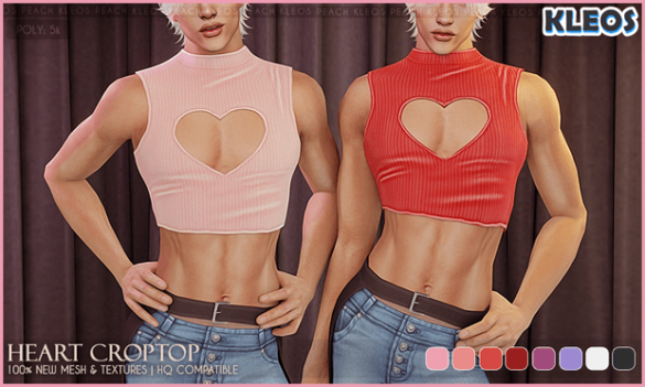Heart Crop Top