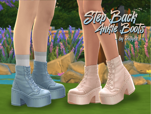 Step Back Ankle Boots