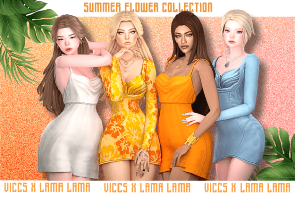 VICCS X LAMA LAMA SUMMER FLOWER COLLECTION