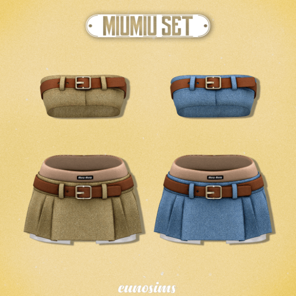 Sims 4 Miumiu set