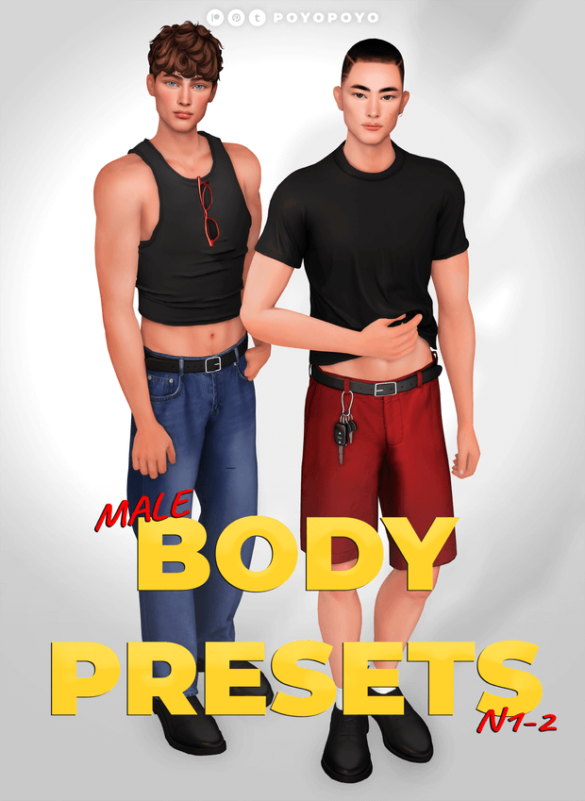 MALE BODY PRESETS N1-2