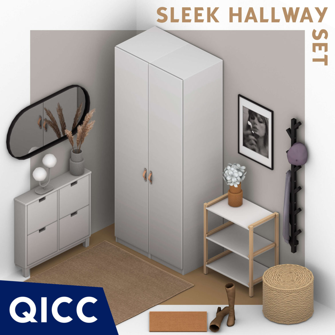 QICC - Sleek Hallway Set